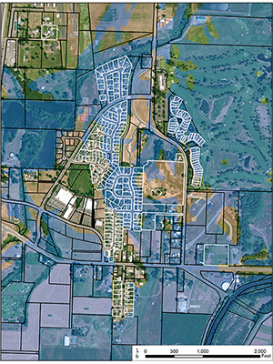 Image of Creswell "blue areas" map