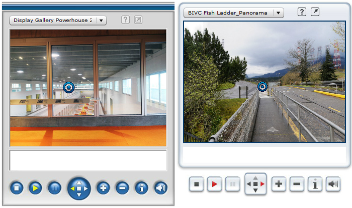 Screenshots of the Bonneville Virtual Tours