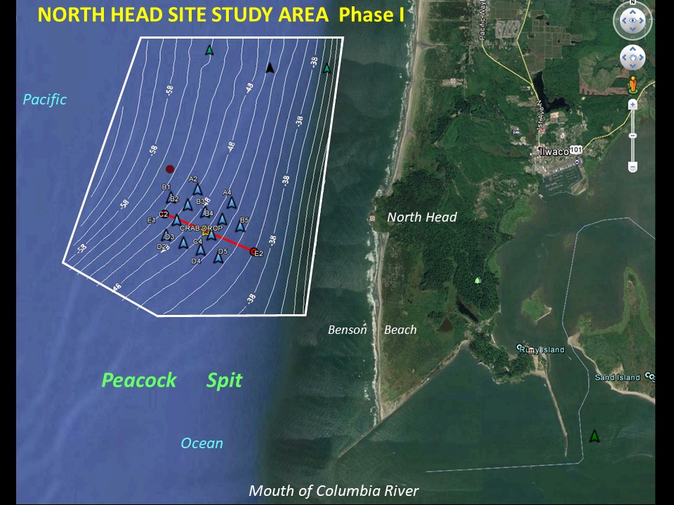 A map shows a line in the water off shore, which depicts the area where the sediment is to be placed. A map shows a line in the water off shore, which depicts the area where the sediment is to be placed.