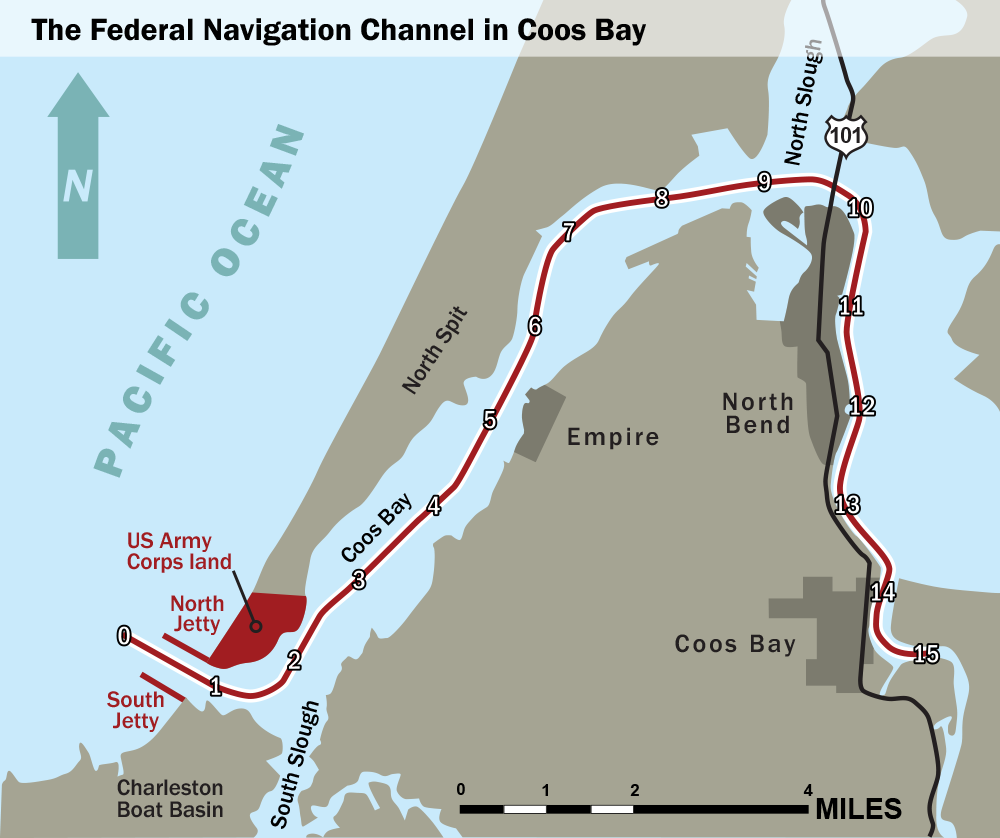 Coos Bay Oregon Map Portland District > Locations > Oregon Coast > Coos Bay > Coos Bay Eis