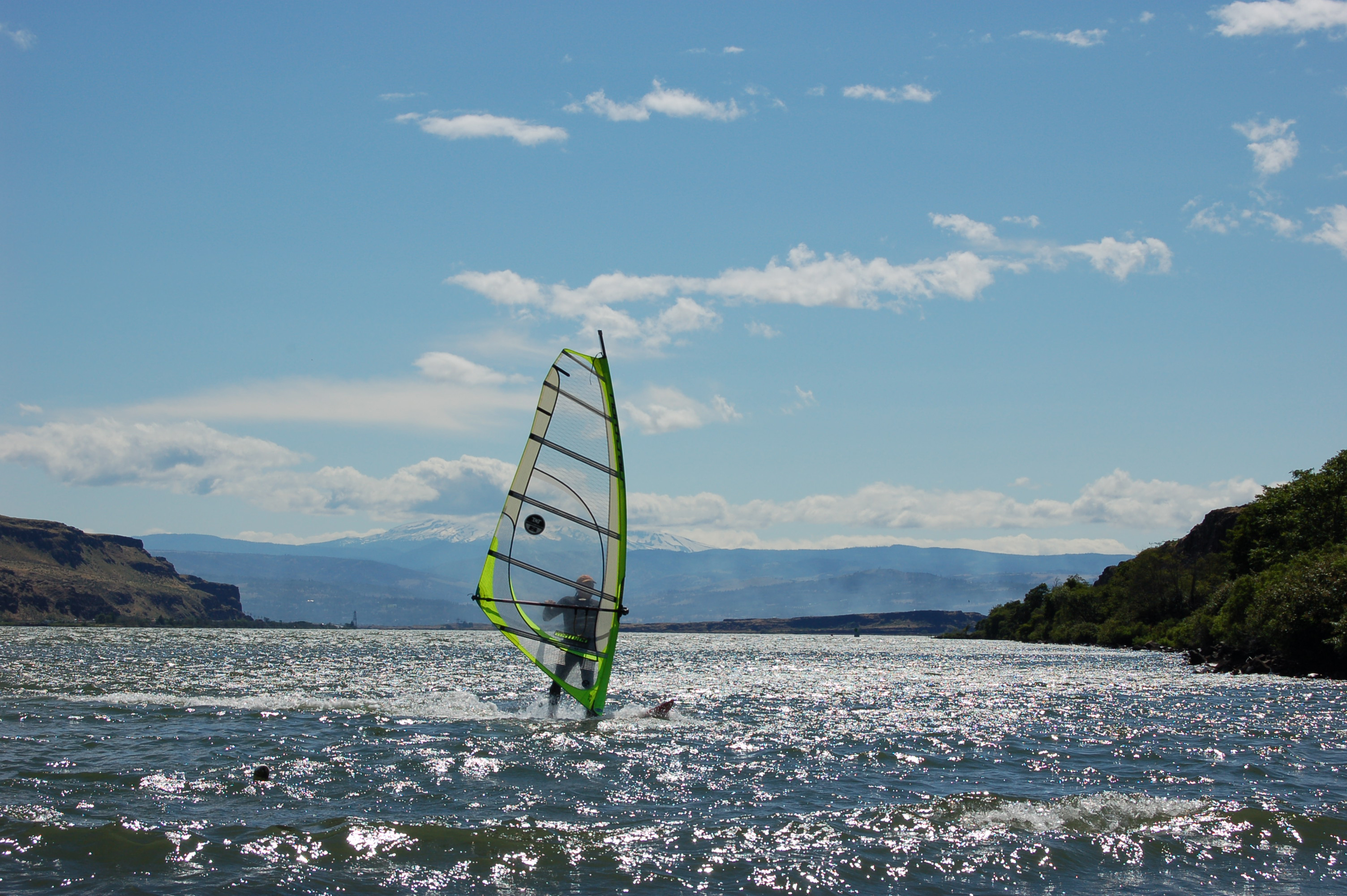 Windsurfer on the Columbia River.