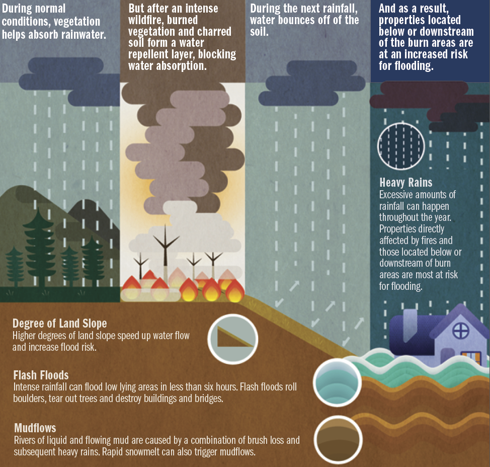 Flood After Fire Infographic