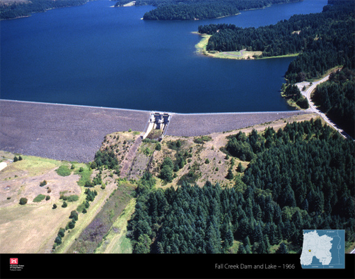 Fall Creek Dam and Lake