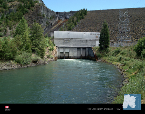 Hills Creek Dam and Lake