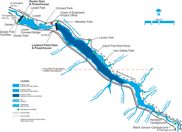 Dexter recreation map