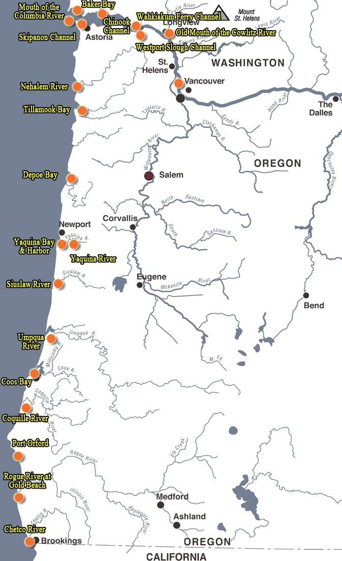 Channels and Harbors projects in Portland District